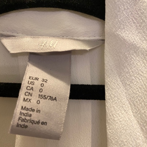 White Pussy Bow Blouse - Picture 4 of 4